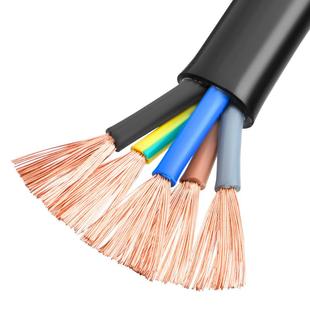 纯铜rvv软电缆护套线国标2 3 4 5芯0.5 0.75 1 1.5平方信号控制线