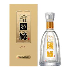 今世缘淡雅国缘42度浓香型白酒
