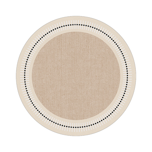 圆形地毯电脑椅转椅书房客厅摇摇椅卧室沙发2026新款日式定制地垫