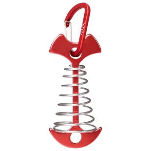 户外鱼骨钉露营帐篷天幕固定防风绳栈道钩甲木板伞型加长弹簧地钉