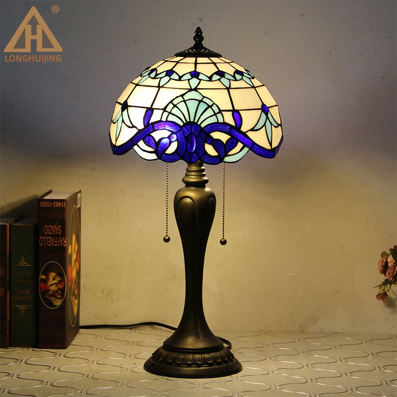 蒂汇璟凡尼灯饰地中海田园客厅书房婚庆床头咖啡厅复古拉线小台灯