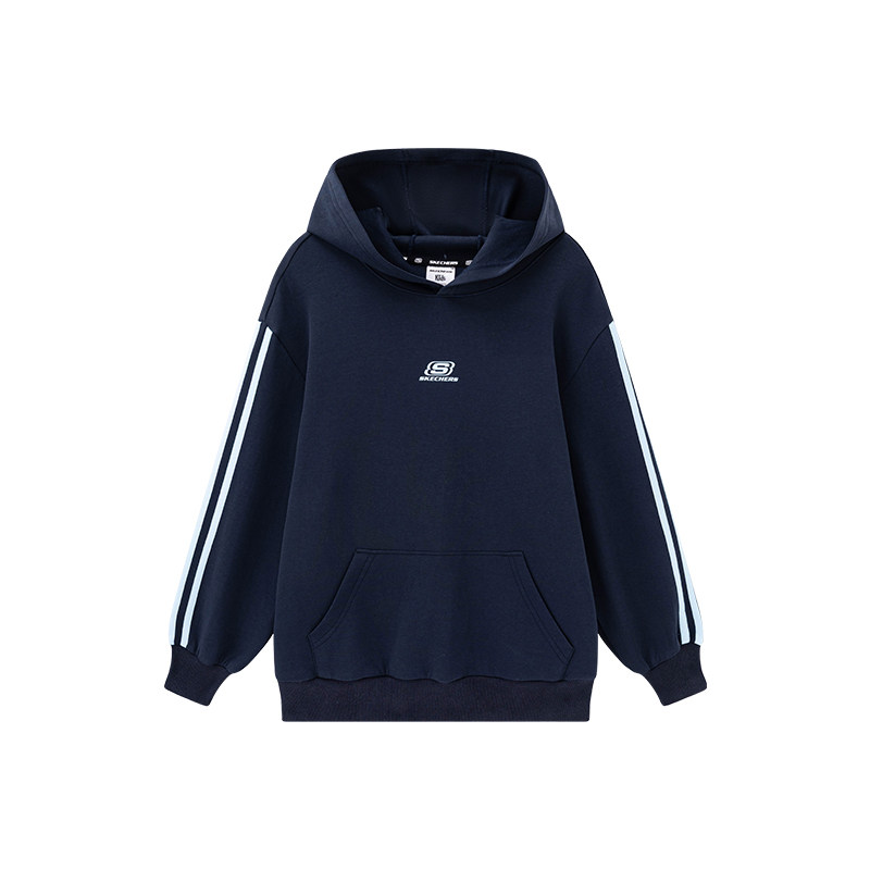 斯凯奇童装男女童连帽卫衣26秋新款时尚套头长袖上衣SkechersKids