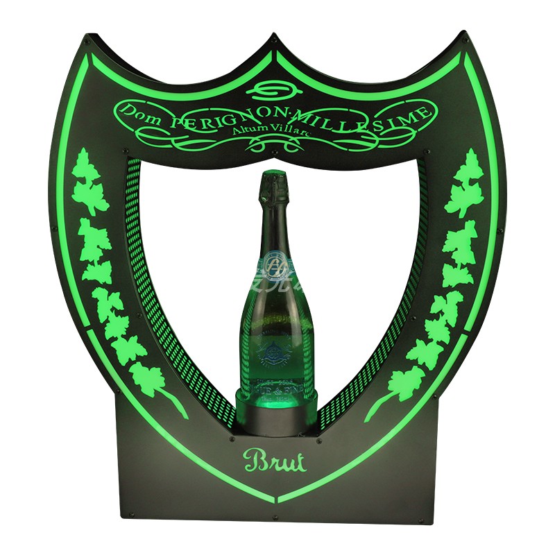 发光酒座洋酒展示架黑桃a