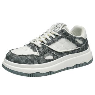 马克华菲男鞋2025新款厚底百搭运动鞋增高鞋男士运动休闲鞋板鞋男