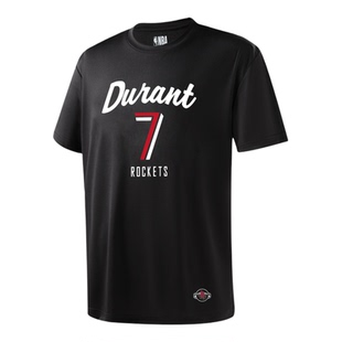 NBA春季伦纳德东契奇詹姆斯库里速干短袖运动休闲T恤球衣训练服