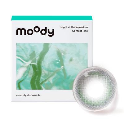 moody水族馆月抛美瞳彩色隐形近视眼镜