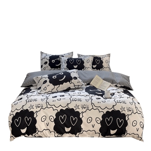 被套单件150x200x230宿舍单人被罩单独被单非全棉纯棉2026新款180