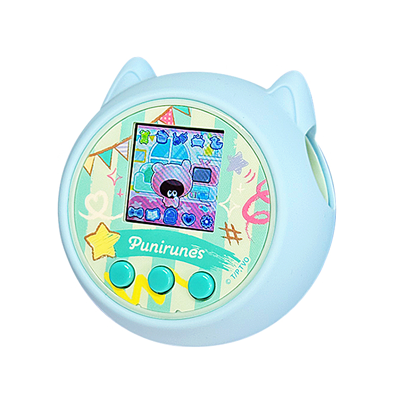 噗尼电子宠物机硅胶套新款儿童玩具punirunes小精灵游戏机可进化