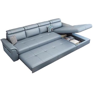 新款沙发床一体折叠两用客厅可长期睡的科技布伸缩抽拉佛山沙发床