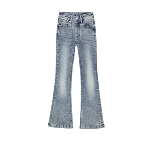 ABLE JEANS【马蹄裤】冬季新款女士高腰显瘦微喇牛仔裤901666