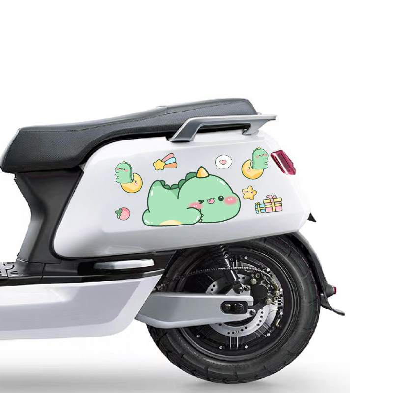 电动车贴纸小青龙防水防晒