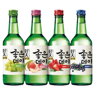 韩国进口好天好饮烧酒清酒果酒女士低度甜酒水果气泡微醺少女酒水