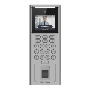 海康威视321M人脸识别门禁系统一体机刷卡门禁机指纹考勤密码锁IC