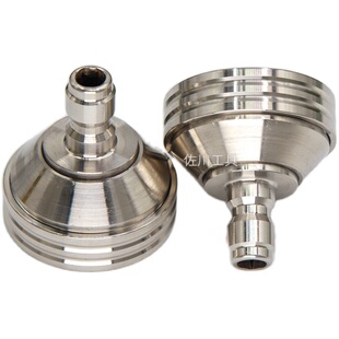 全不锈钢大花洒洗车洗轮胎浇花浇菜1/4快插高压水枪接口双片结构