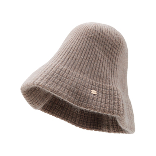 盈妹闲日欢歌丨浣熊毛长绒渔夫帽针织水桶帽韩版保暖冬季盆帽休闲