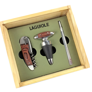 LAGUIOLE 法国 拉吉奥乐酒刀开瓶器精致套装红酒葡萄酒起子盒装