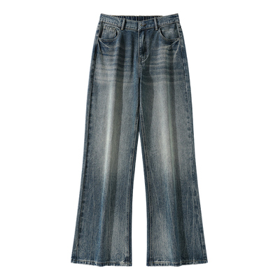 班尼路SK美式复古直筒牛仔裤