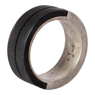 PARTS OF FOUR Line线条铆接拼接纯银戒指 法国原创手工设计师