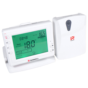 壁挂炉无线温控器壁挂炉地暖温控开关SASWELL森威尔智能隔墙控制