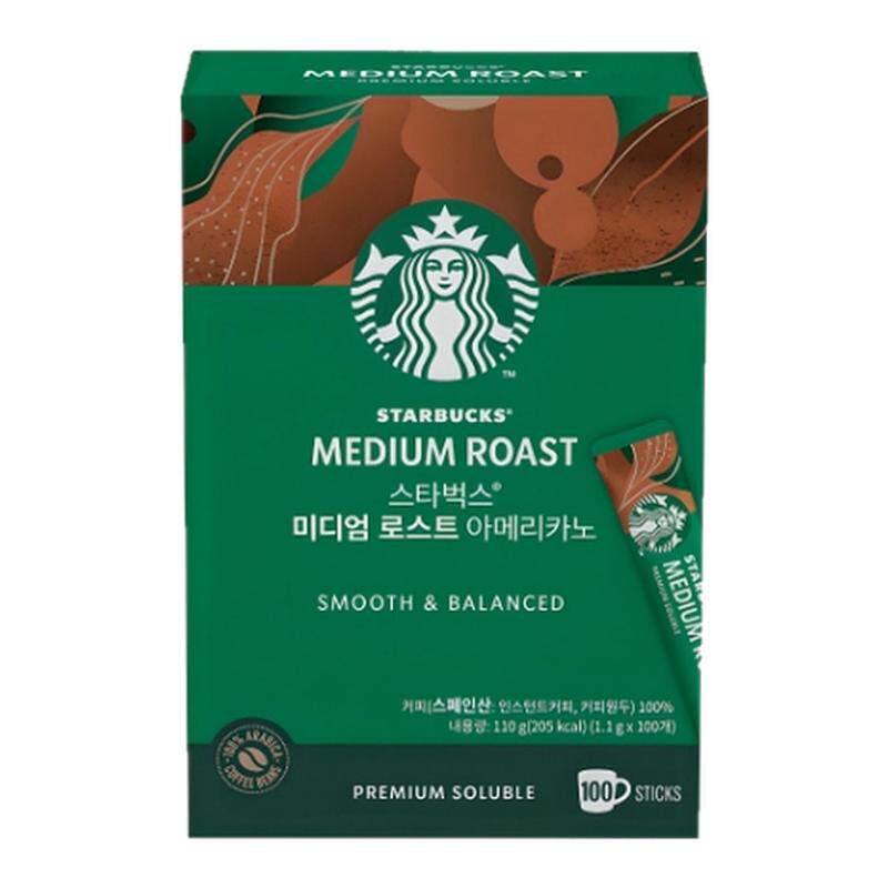 星巴克深度中度烘培速溶美式黑咖