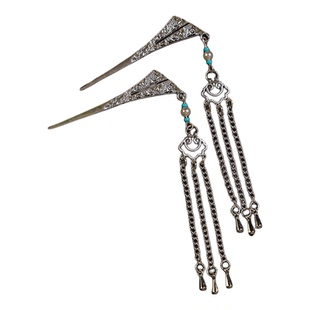 BJD娃娃汉服古风长流苏发簪百搭仙气迷你娃头饰发钗国风步摇簪子