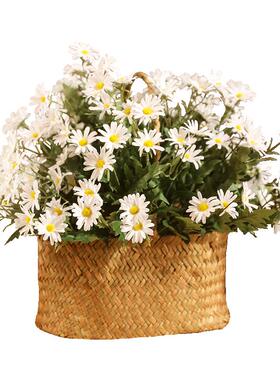 小雏菊仿真花绢花客厅摆设