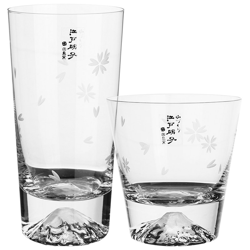 日本进口江户硝子女友礼物杯子