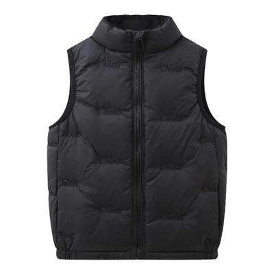 童装儿童羽绒马甲翻领羽绒马甲