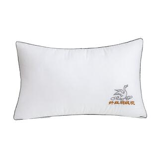 一对装全棉羽丝绒枕头枕芯单双人成人护颈椎助睡眠酒店家用整头男