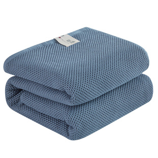 全棉蜂窝老式毛巾被成人夏季盖毯纯棉毛巾毯单人空调午休毯夏凉被