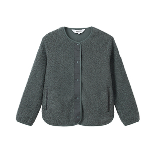 AIGLE艾高女士外套抓绒衣户外休闲保暖上衣时尚百搭25年冬季新品