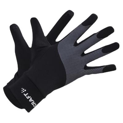 craft冬季抓绒跑步防寒透气手套