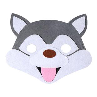 十二生肖猪牛马虎猴鸡动物儿童成人面具幼儿园六一节表演眼罩道具