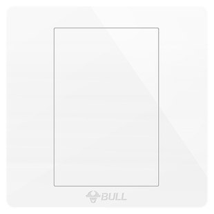 公牛空白面板遮丑盖插座遮挡盖假开关白板装修装饰86型盖子盖板