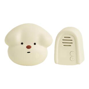 小狗门铃家用无线自发电超远距离门钟入户提醒可爱手按叮咚呼叫器