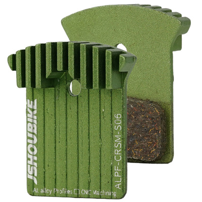 教授单车铝合金CNC散热来令片