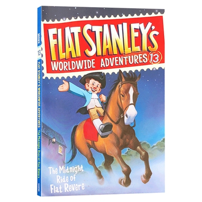 纸片人斯坦利环球历险记系列 午夜骑行 英文原版 Flat Stanley's Worldwide Adventures 13 英文版儿童英语章节桥梁书