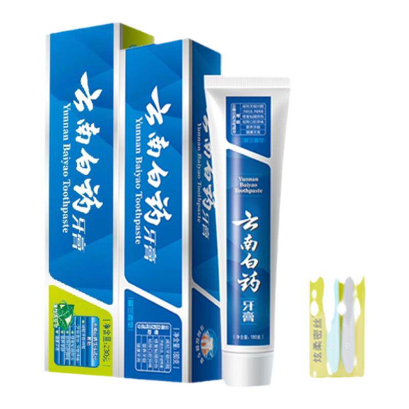 云南白药薄荷215g留兰香型牙膏