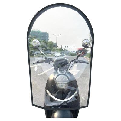 加高加固电动摩托车通用挡风板