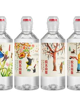 农夫山泉运动盖天然矿泉水400ml*12瓶学生儿童清凉解渴饮用水