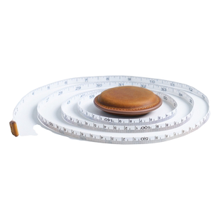 疯马皮卷尺多功能组合小工具拉尺复古户外随身真皮钥匙扣挂件实用