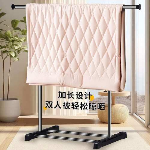 新款晾衣架落地立式家用阳台衣服卧室晒衣架衣帽架收纳挂室内架子