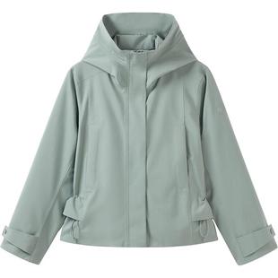 AIGLE艾高女士外套GORE-TEX冲锋衣功能面料防风透汽收腰夹克上衣