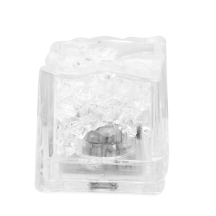 遇水发光冰块防水刺身灯闪光七彩变色LED玩具入水即亮电子冰块批