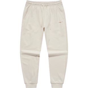 鸿星尔克加绒运动裤女裤2026新款春季束脚运动裤女卫裤长裤子