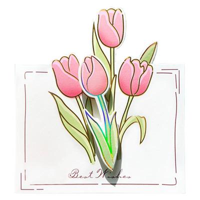 大角色新款小贺卡山花烂漫