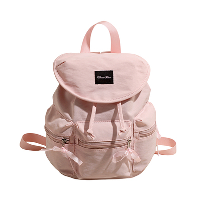 韩系可爱女士帆布小双肩包旅行