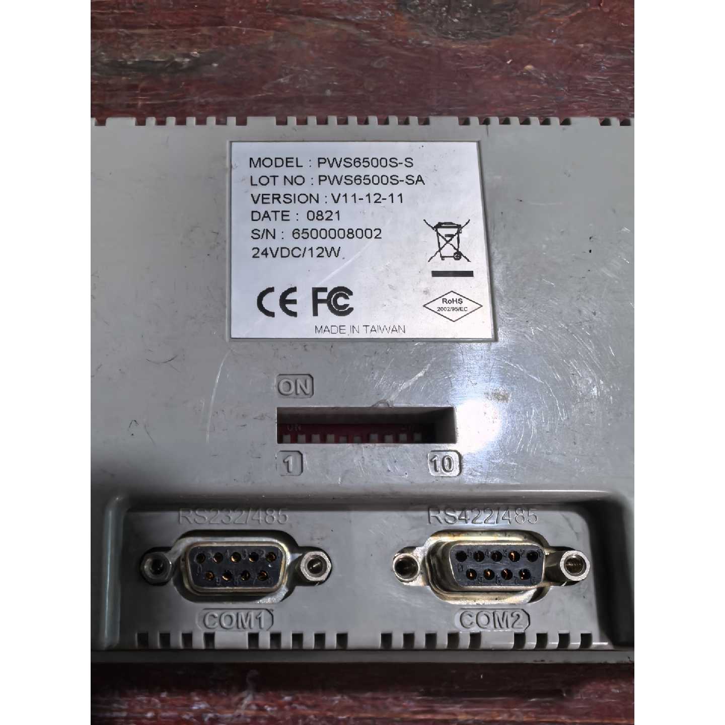 议价海泰克触摸屏,PWS6500S-S,二手拆机,实物拍摄,成色