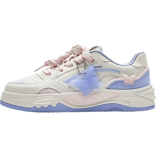 安踏儿童女大童板鞋2025秋季新款舒适防滑耐磨中大童低帮海豚鞋潮