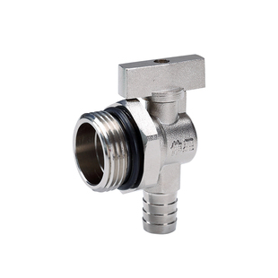 伟星地暖接分水器排水阀专用排气放水排污1寸 黄铜大流量球阀角式